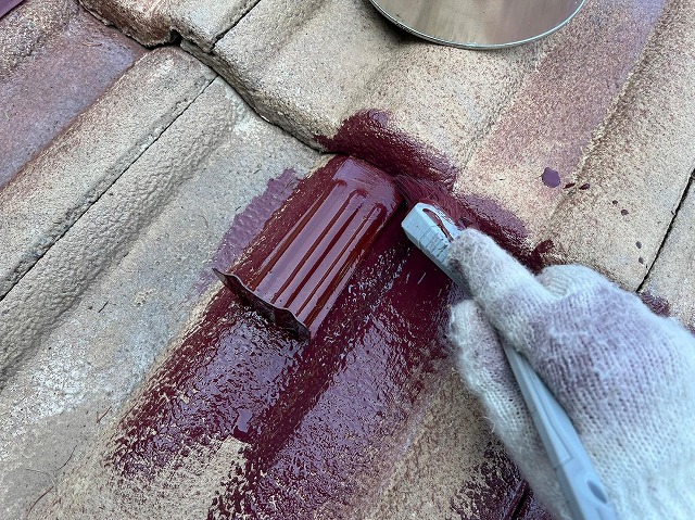 鳴沢村　屋根塗装工事